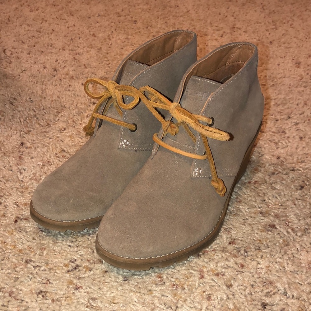 Sperry Wedge Booties